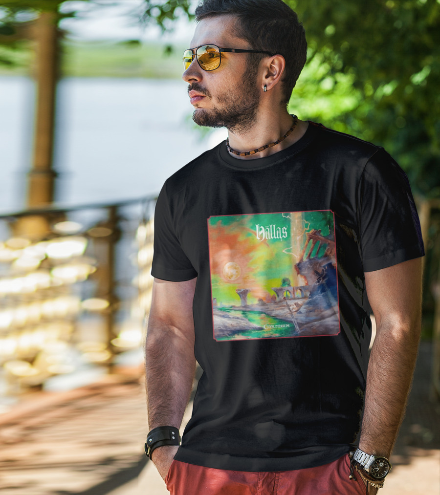 Hällas Conundrum Fantasy Moonscape Adventure T-Shirt