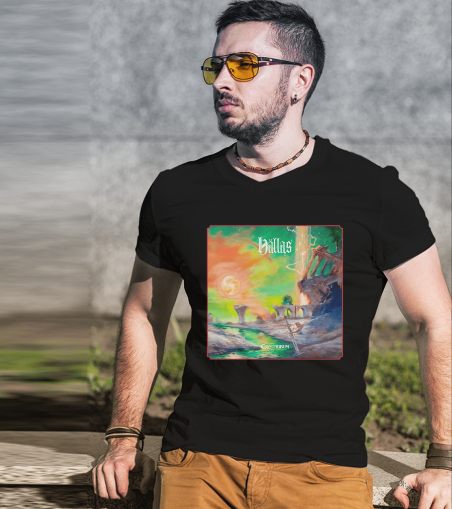 Hällas Conundrum Fantasy Moonscape Adventure T-Shirt