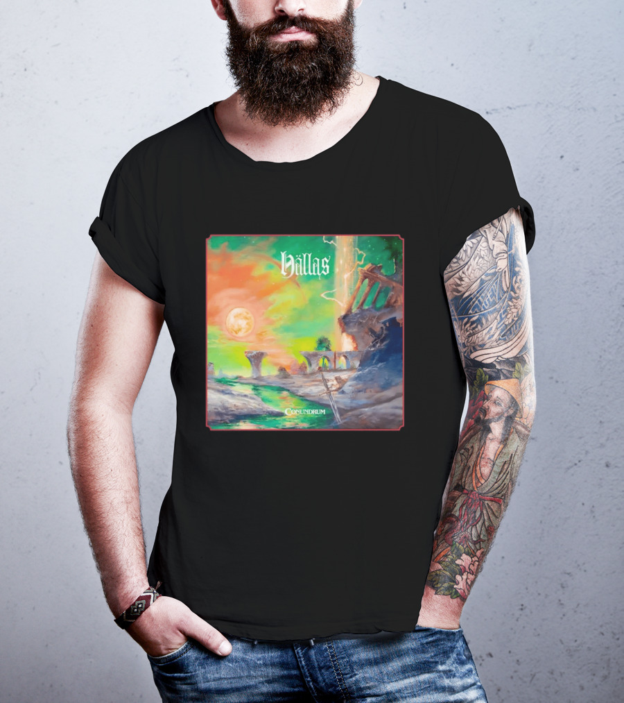 Hällas Conundrum Fantasy Moonscape Adventure T-Shirt