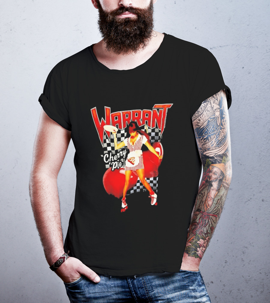 Warrant Cherry Pie Roller Skates T-Shirt