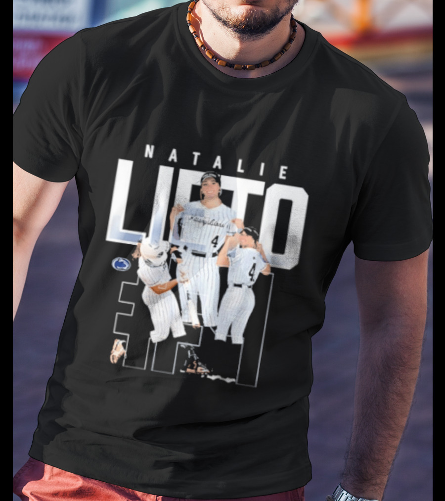 Natalie Lieto Penn State NCAA Softball Team Celebration T-Shirt