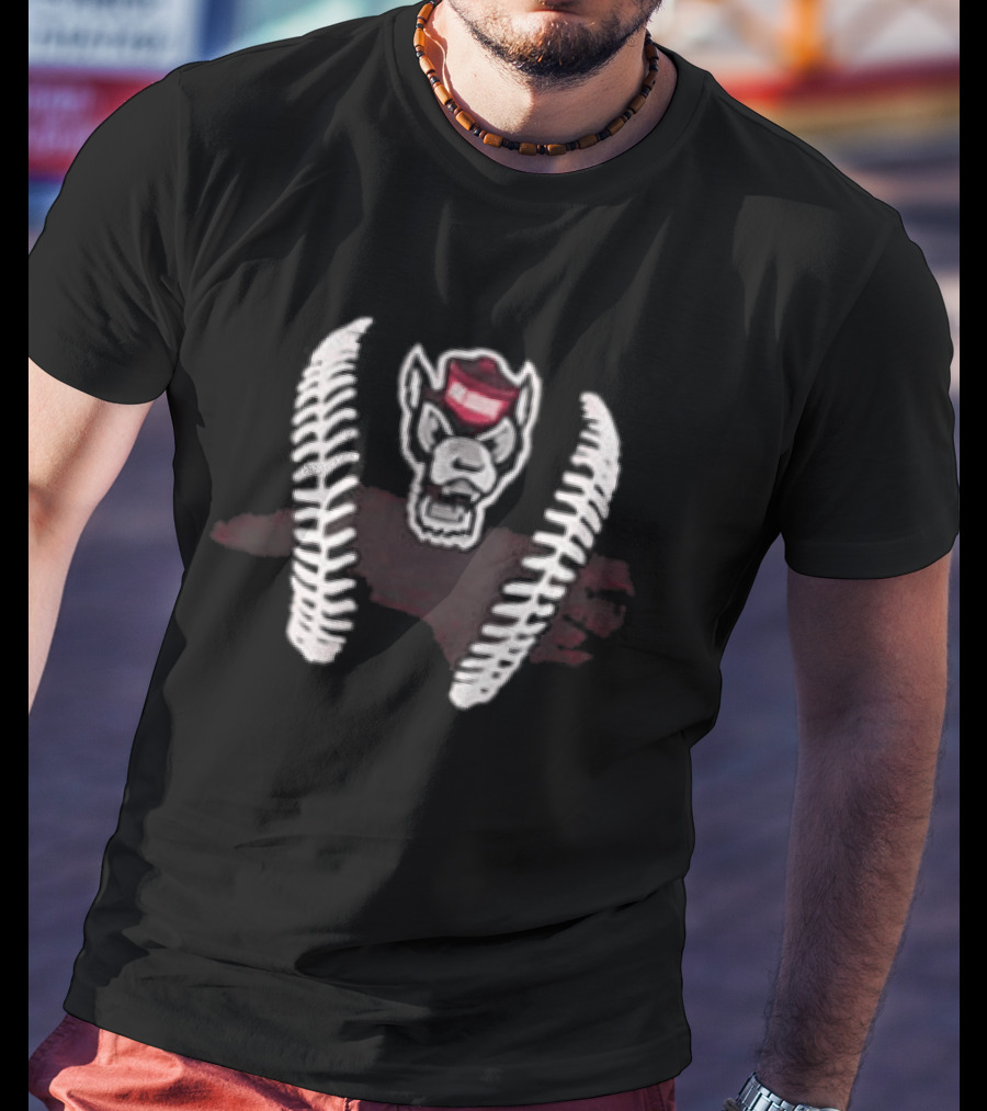 NC State Wolfpack 2026 Baseball Team Two Sided T-Shirt