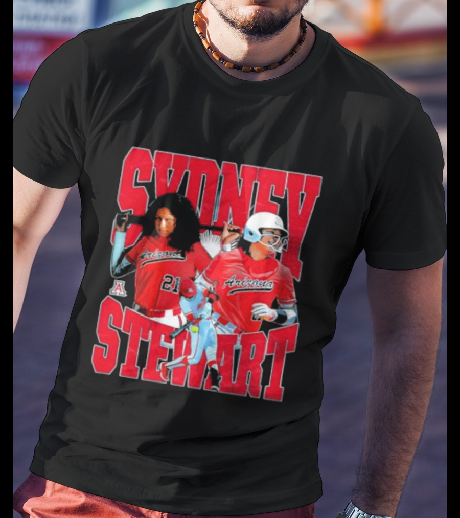 Sydney Stewart Arizona Wildcats NCAA Softball Team T-Shirt