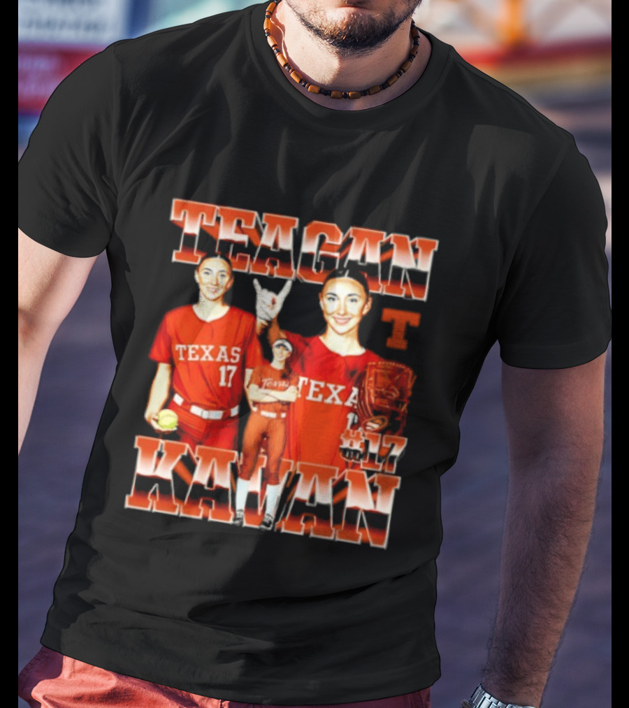 Teagan Kavan Texas 17 NCAA Softball Longhorns Player T-Shirt