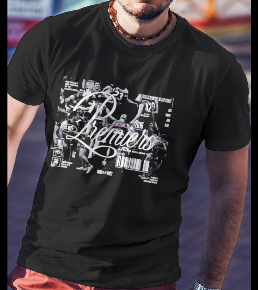 Western Bulldogs Premiers 2016 AFL Legends T-Shirt
