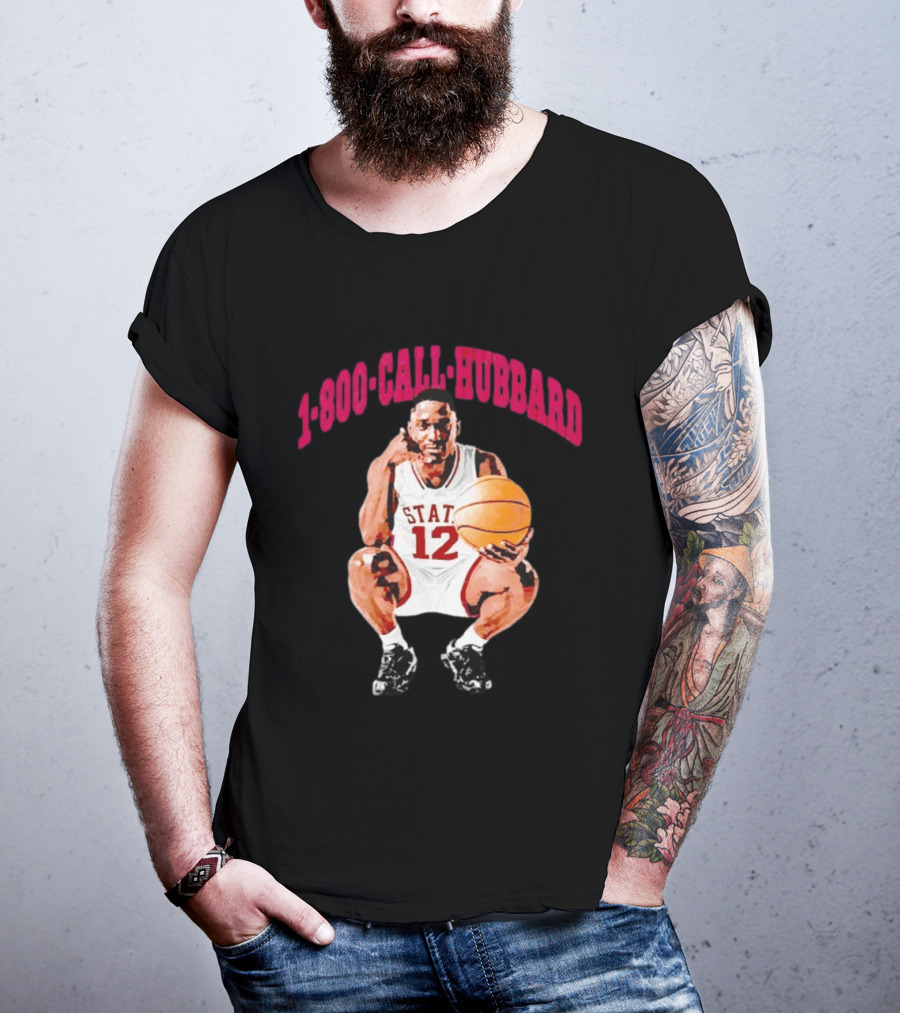 1 800 Call Hubbard State 12 Mississippi Bulldogs T-Shirt