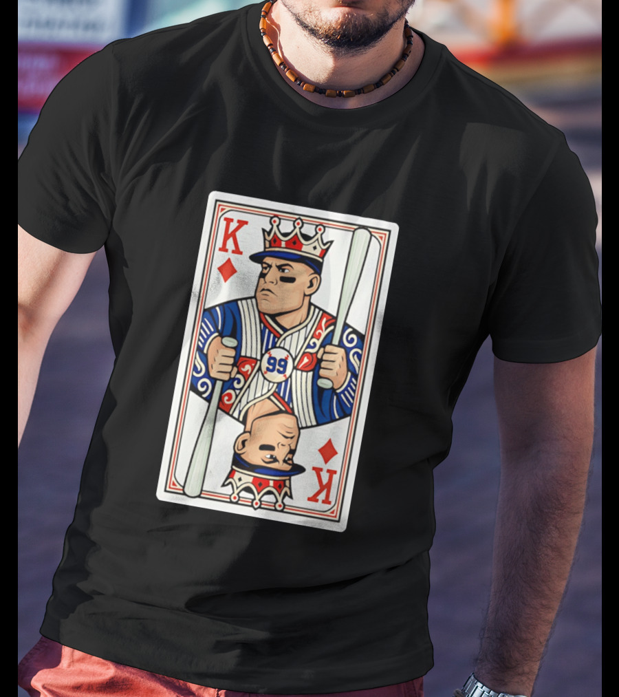 Aaron Judge New York Yankees King Of Diamonds 99 Batting Legend T-Shirt