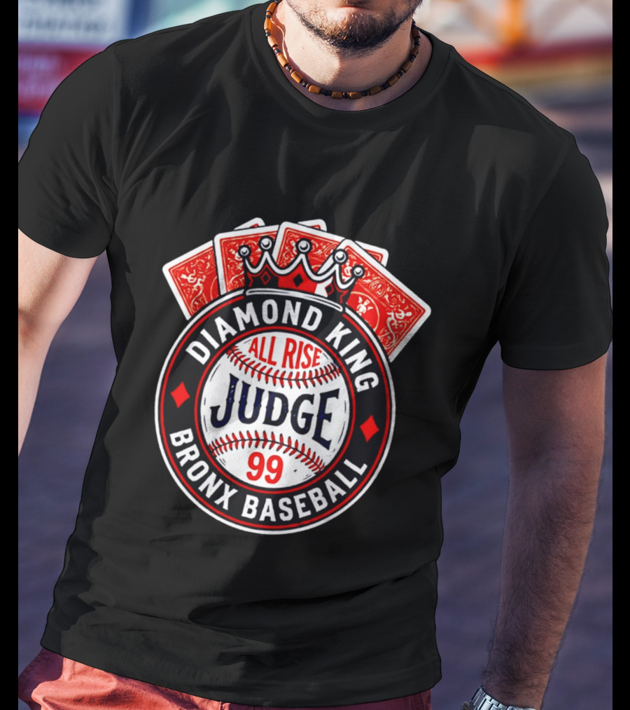 Diamond King All Rise Judge 99 Bronx Baseball T-Shirt