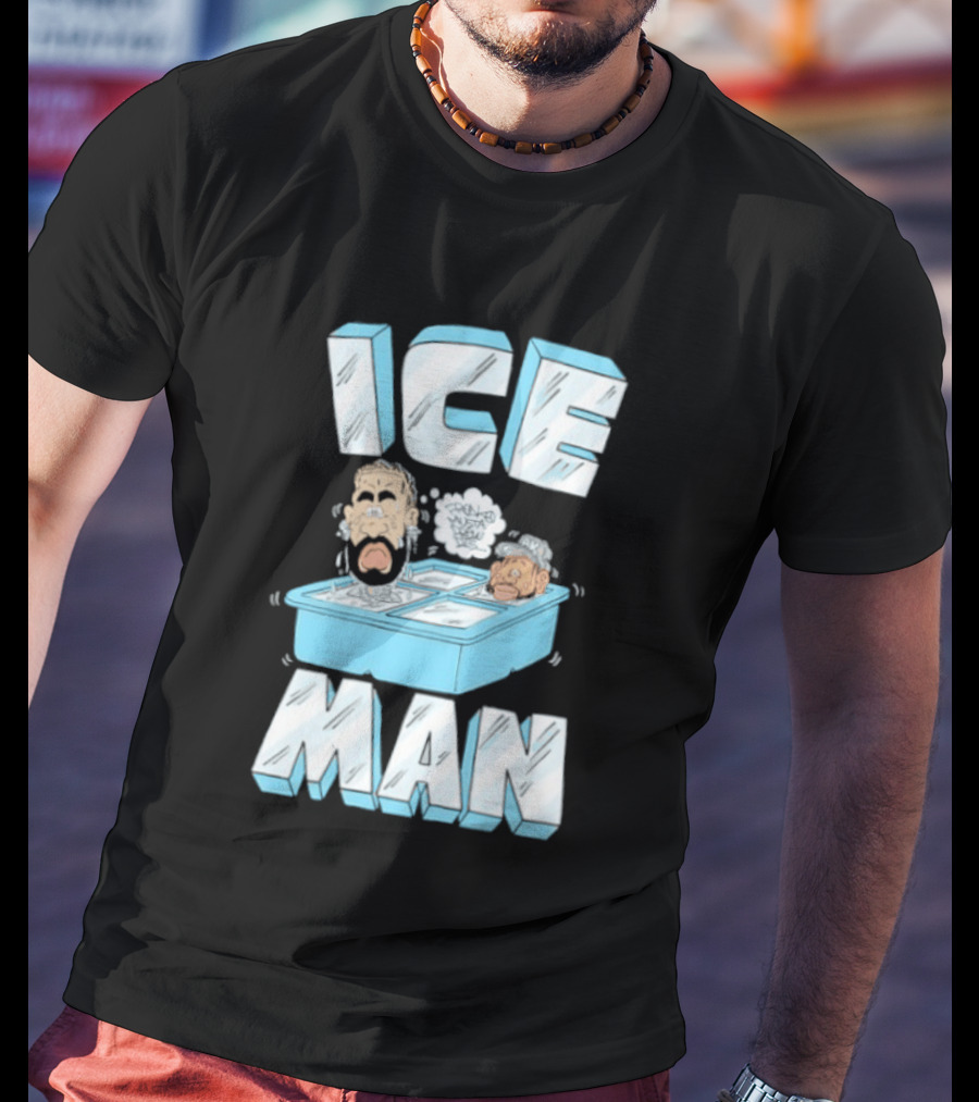 Iceman Fronko Musta Drew Diss Caricature Drake T-Shirt