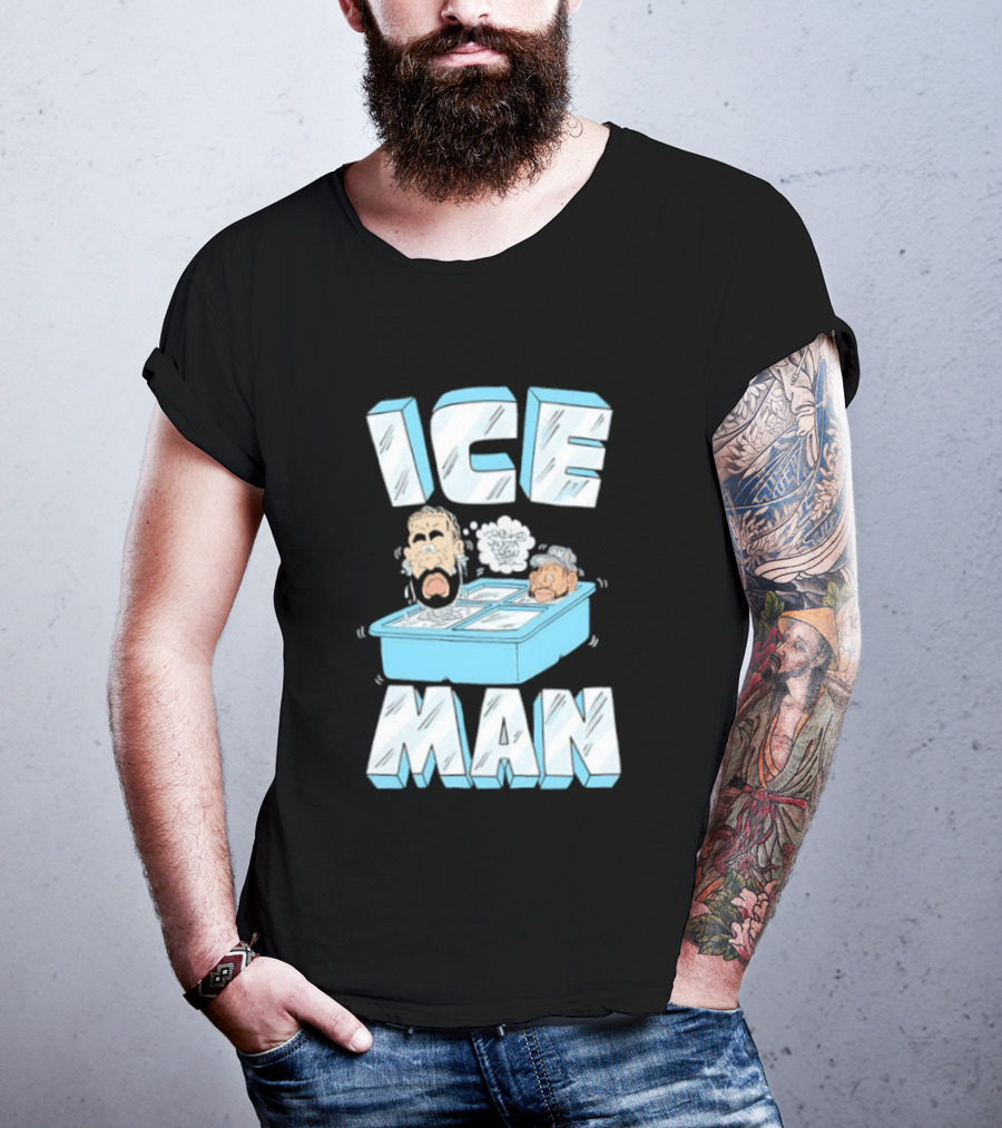 Iceman Fronko Musta Drew Diss Caricature Drake T-Shirt