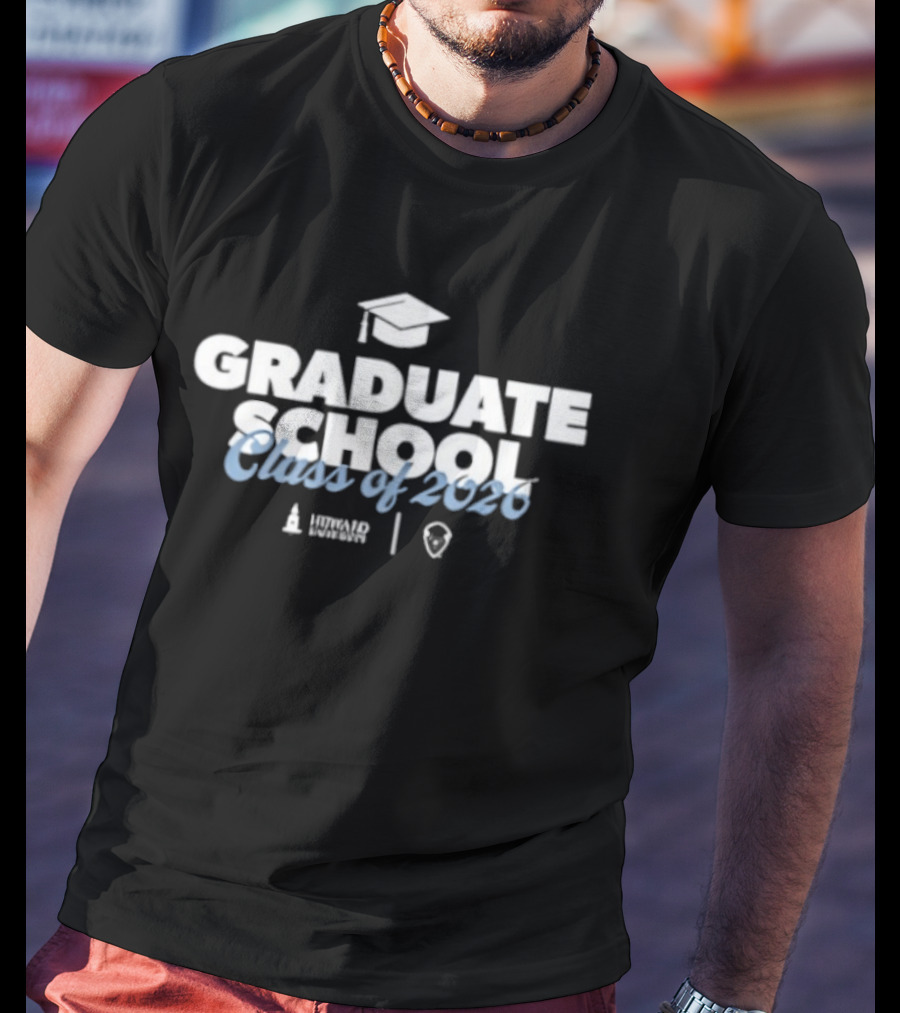 Howard University Graduate School Class Of 2026 Graduation Cap T-Shirt