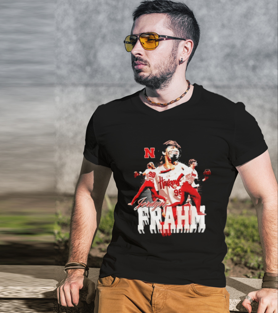 Jordyn Frahm Huskers 98 Nebraska Cornhuskers NCAA Softball T-Shirt