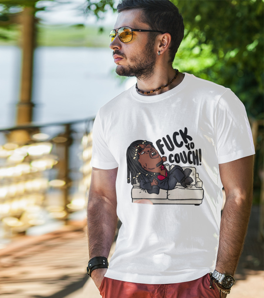 Chief Keef Fuck Yo Couch Illustrated Meme Drawing T-Shirt