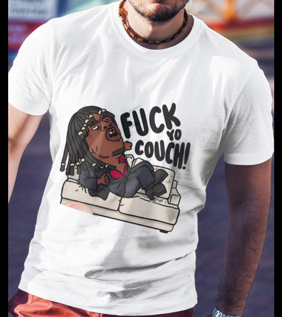 Chief Keef Fuck Yo Couch Illustrated Meme Drawing T-Shirt