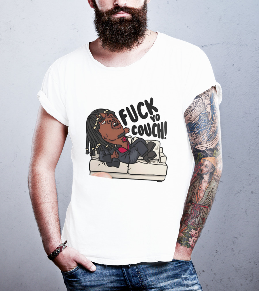 Chief Keef Fuck Yo Couch Illustrated Meme Drawing T-Shirt