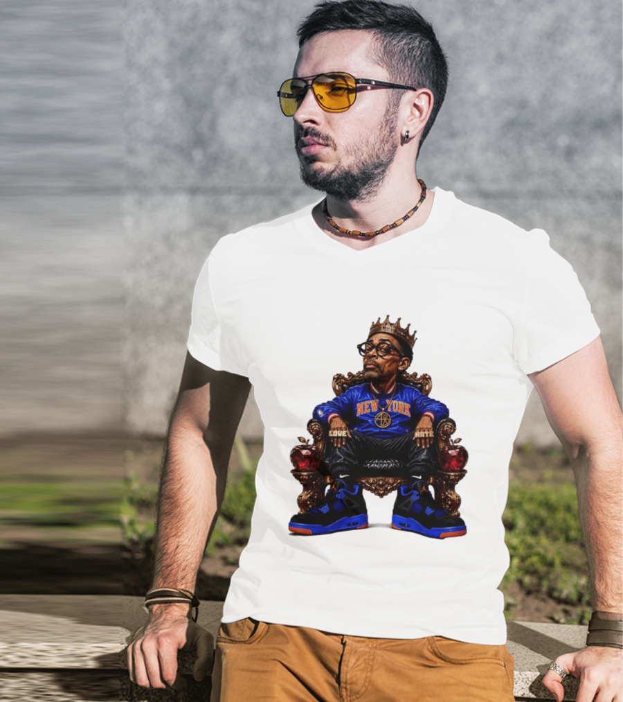 Spike Lee New York Knicks NBA Basketball Love Hate T-Shirt
