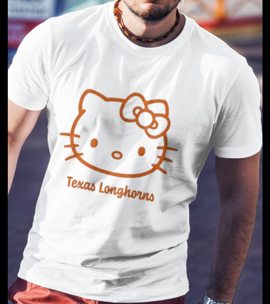 Texas Longhorns Hello Kitty Bow Out T-Shirt