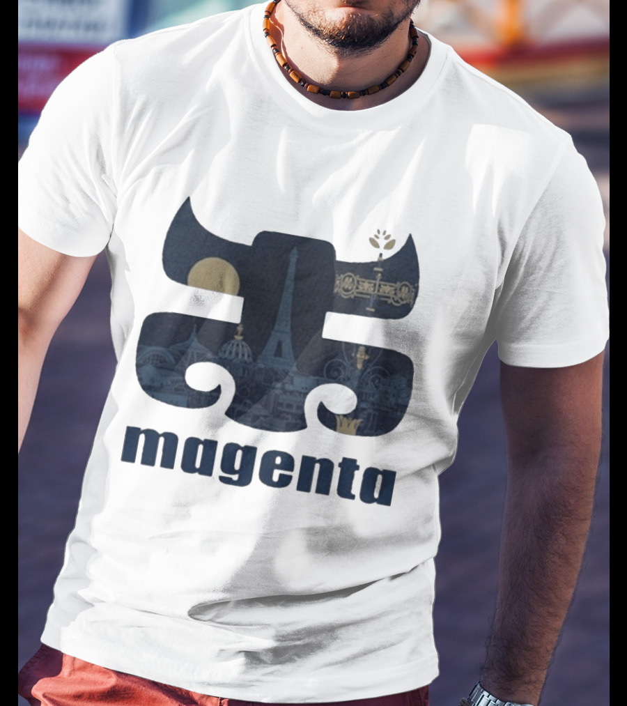 Magenta Skateboards Magenpath Ipath Eiffel Tower Paris Collab T-Shirt