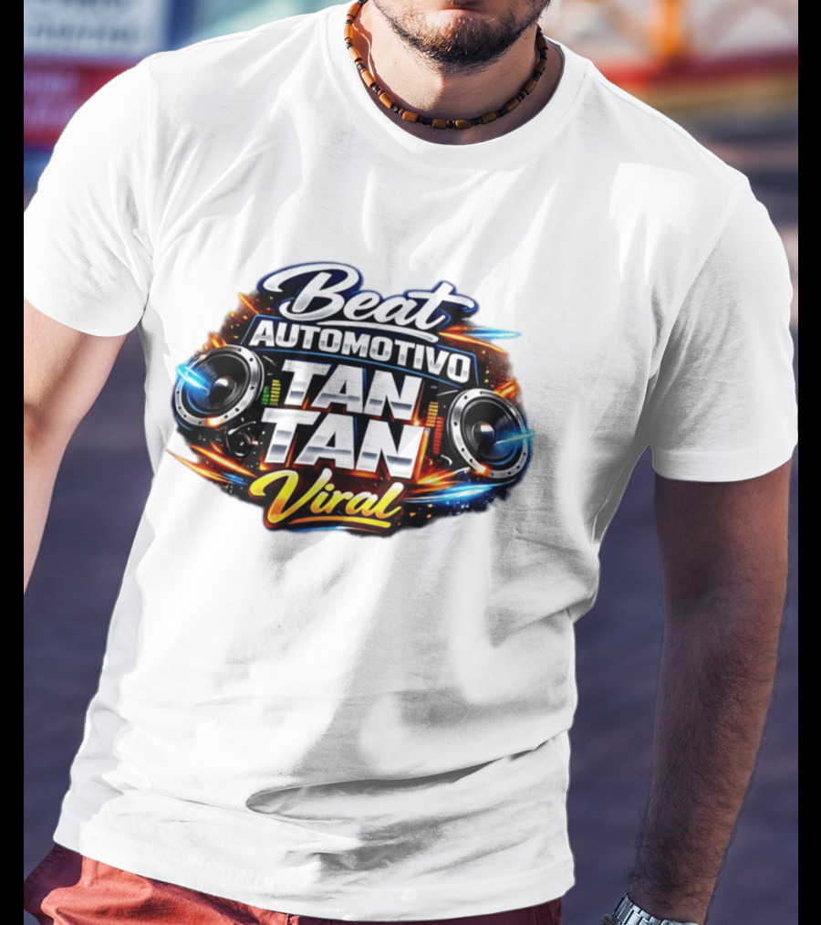 Beat Automotivo Tan Tan Tan Viral Audio Speaker Music T-Shirt