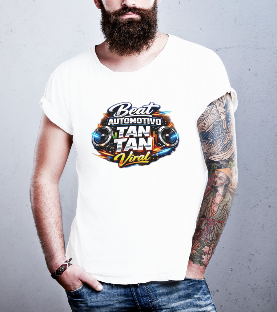 Beat Automotivo Tan Tan Tan Viral Audio Speaker Music T-Shirt