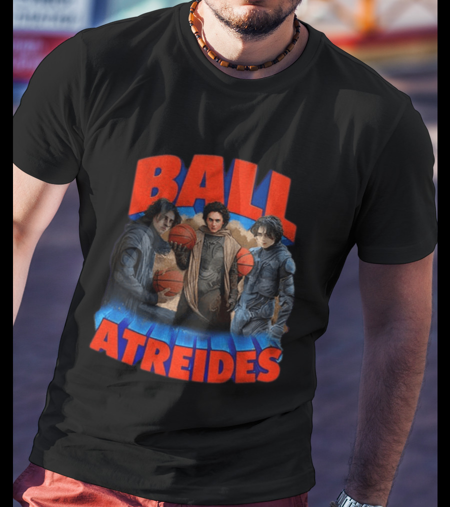 Ball Atreides Dune Timothée Chalamet New York Knicks Basketball NBA T-Shirt