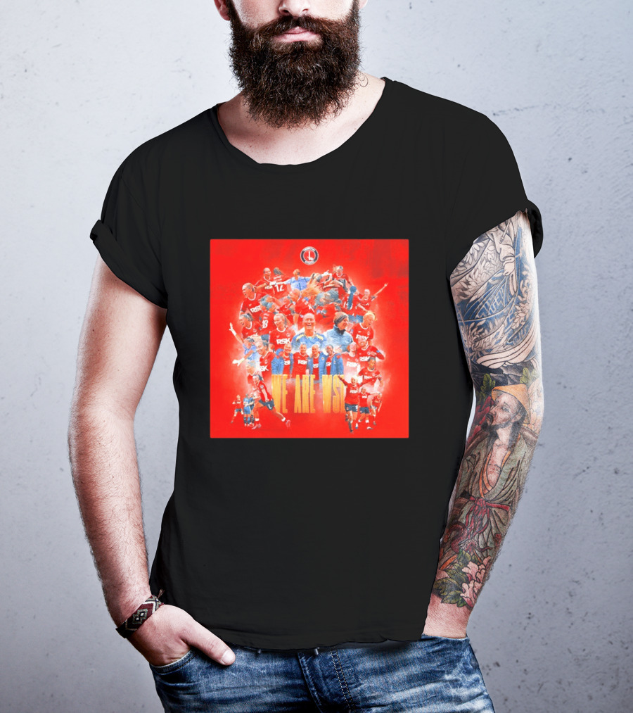 Charlton Athletic Women We Are WSL Team Celebration Montage T-Shirt