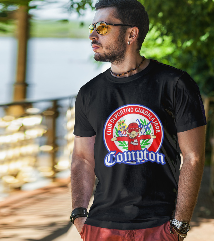 Compton Club Deportivo Guadalajara Rojiblanco T-Shirt