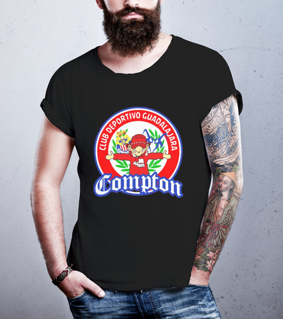 Compton Club Deportivo Guadalajara Rojiblanco T-Shirt