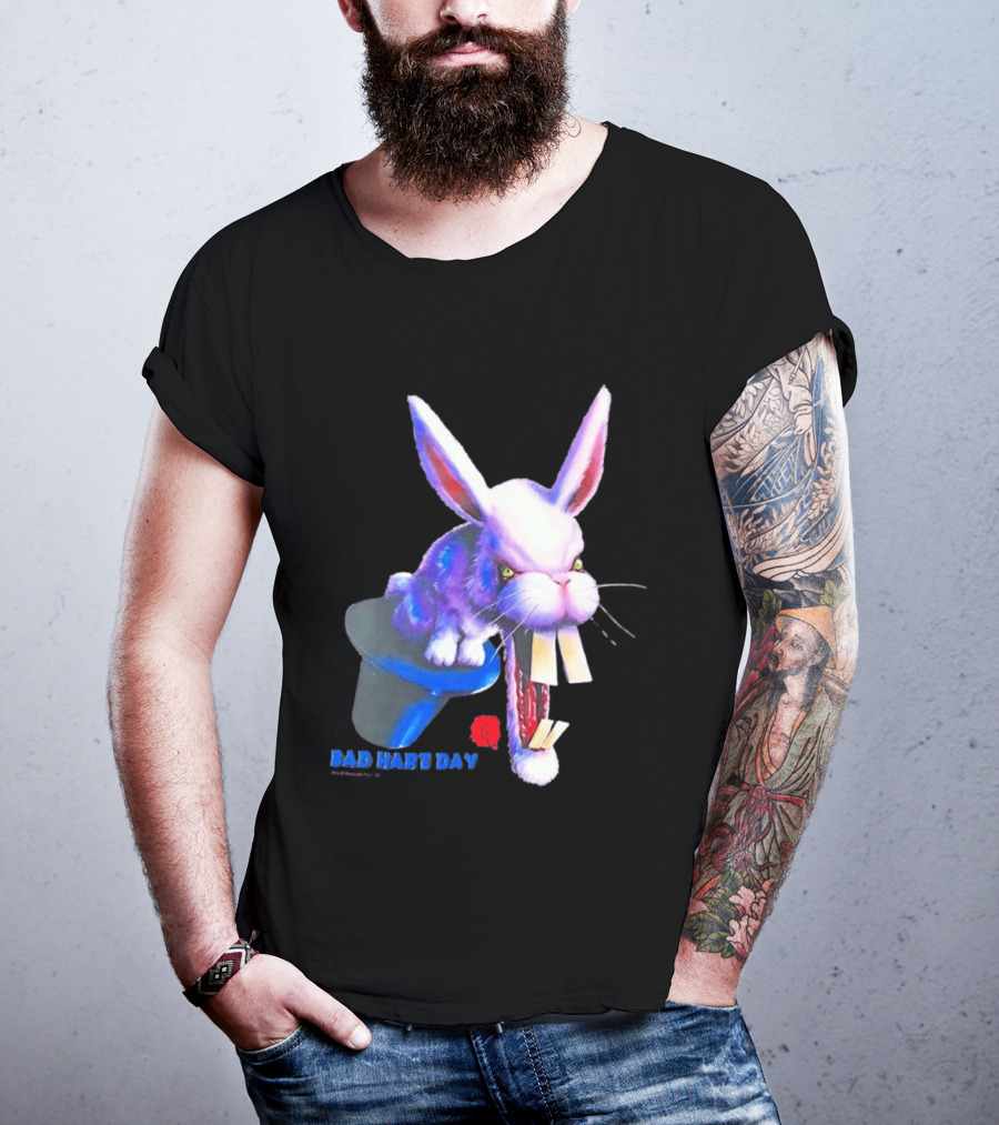 Goosebumps Bad Hare Day Evil Rabbit In Hat T-Shirt