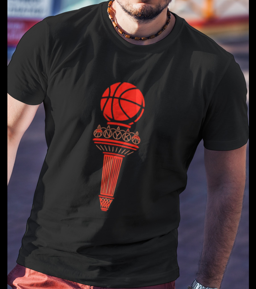 New York Knicks Basketball Torch T-Shirt