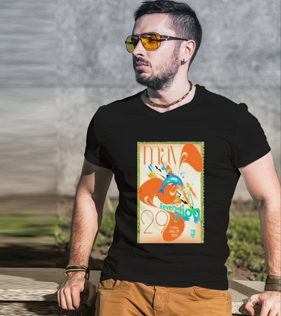 Reverberation Dolphin Event May 29 2026 Zebulon Los Angeles CA T-Shirt