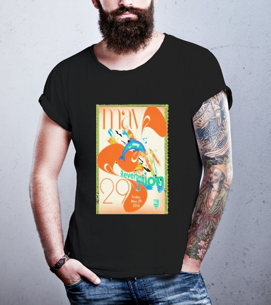 Reverberation Dolphin Event May 29 2026 Zebulon Los Angeles CA T-Shirt
