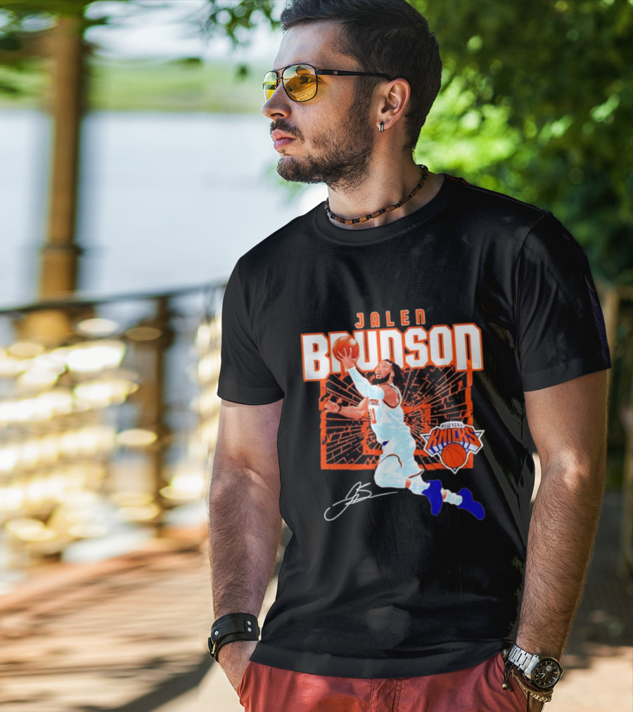 Jalen Brunson New York Knicks Breaking Barriers 2026 Season Explosion T-Shirt