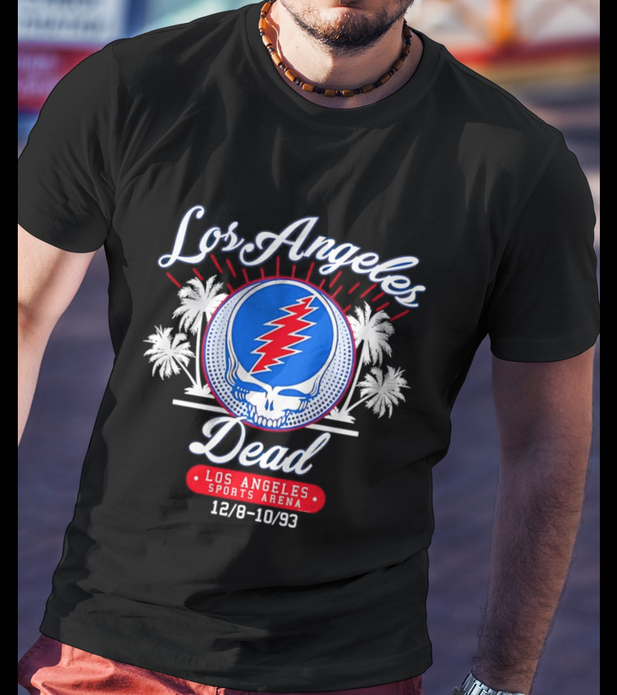 Los Angeles Dead Sports Arena 12/8 10/93 Steal Your Face T-Shirt