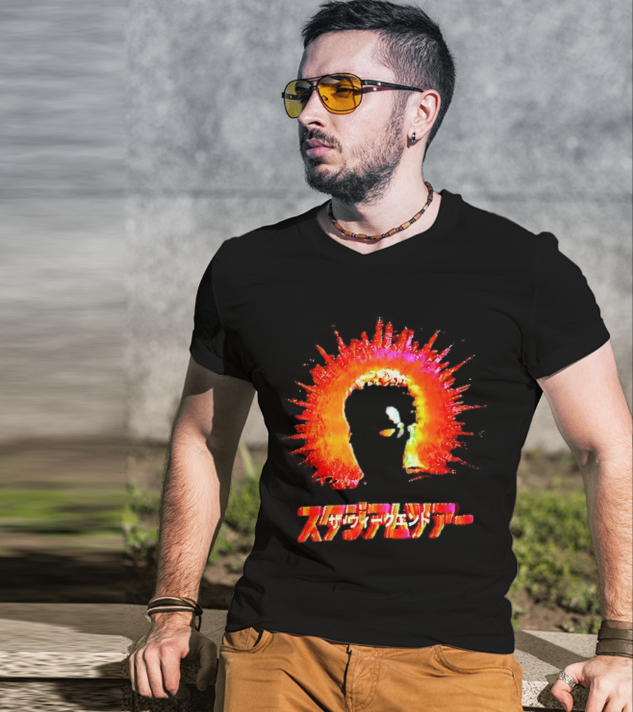 The Weeknd Cyberpunk Japanese Art Explosion T-Shirt