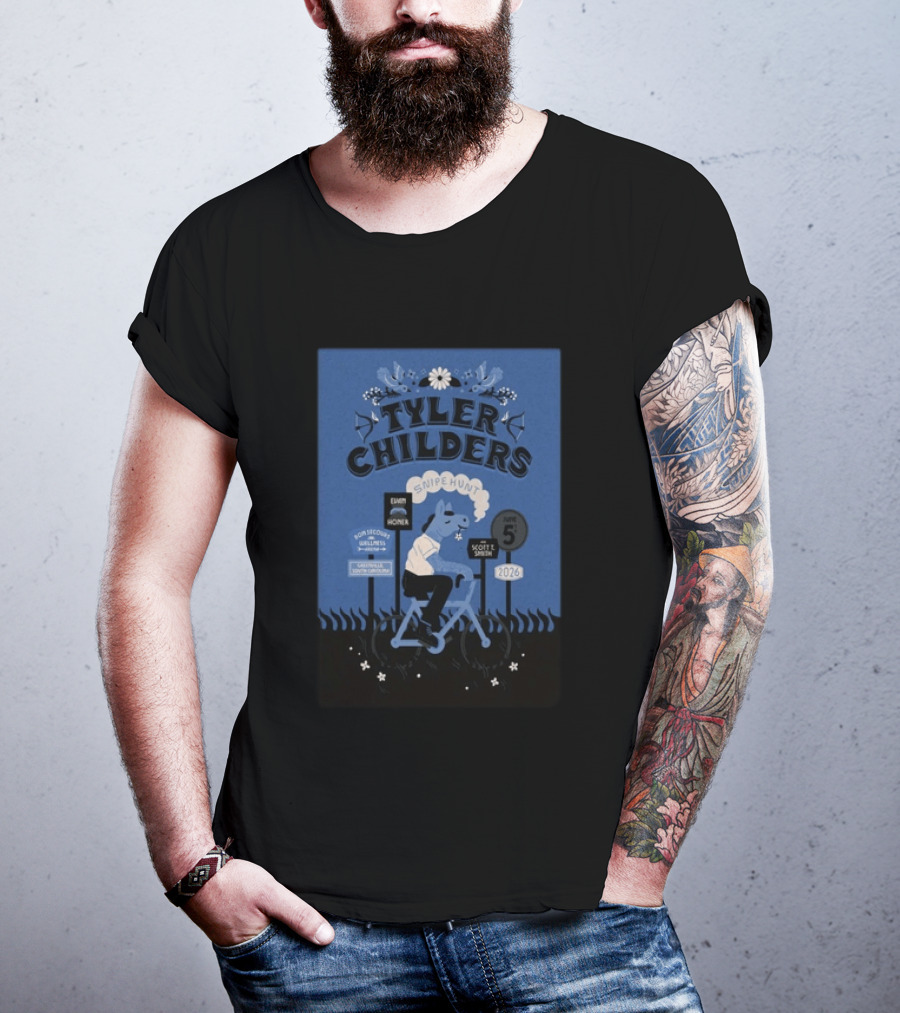 Tyler Childers Snipe Hunt Live At Bon Secours Wellness Arena Greenville June 5 2026 T-Shirt