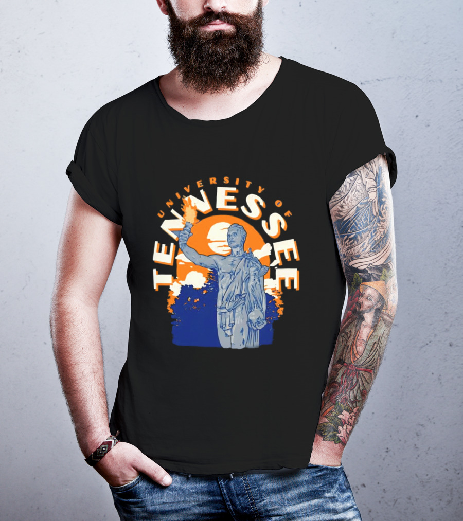 University Of Tennessee Torchbearer Sunset Scene T-Shirt