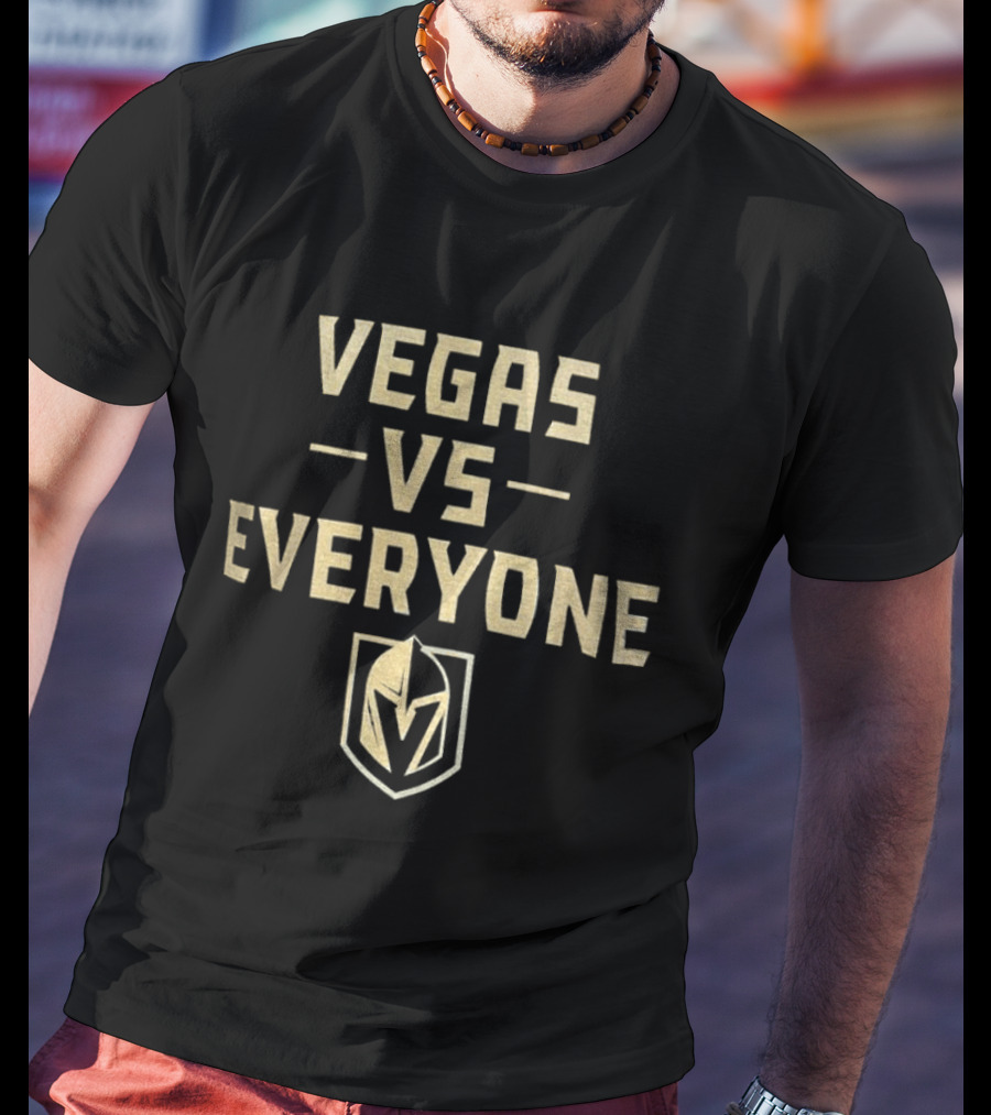 Vegas Golden Knights Vegas Vs Everyone NHL Iconic Team Rivalry T-Shirt