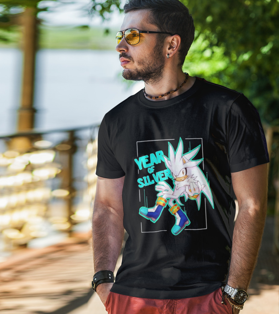 Year Of Silver Hedgehog Classic Character T-Shirt
