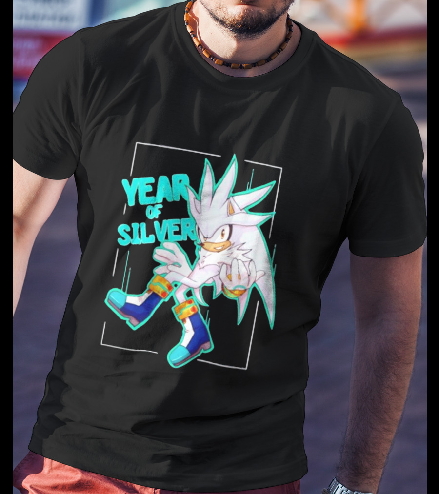 Year Of Silver Hedgehog Classic Character T-Shirt
