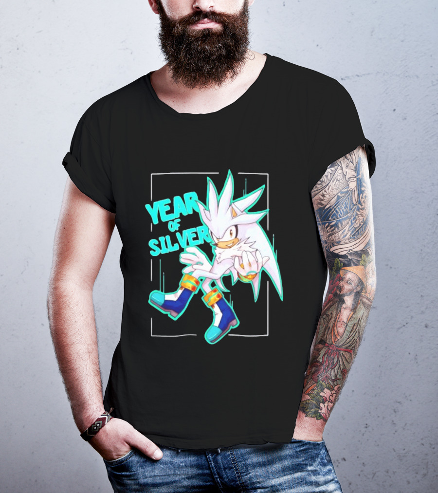 Year Of Silver Hedgehog Classic Character T-Shirt