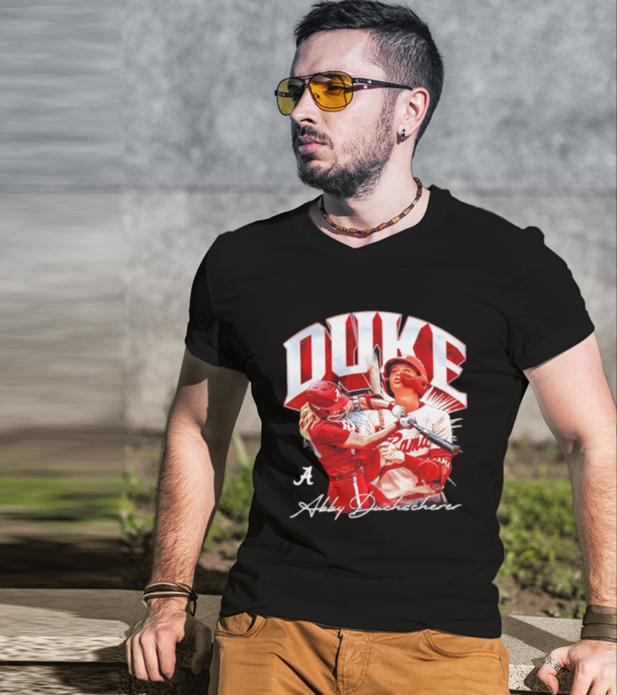 A Abby Duchscherer Alabama Crimson Tide Softball Duke T-Shirt