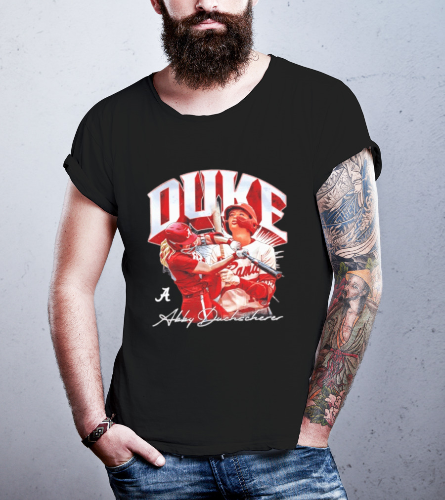 A Abby Duchscherer Alabama Crimson Tide Softball Duke T-Shirt