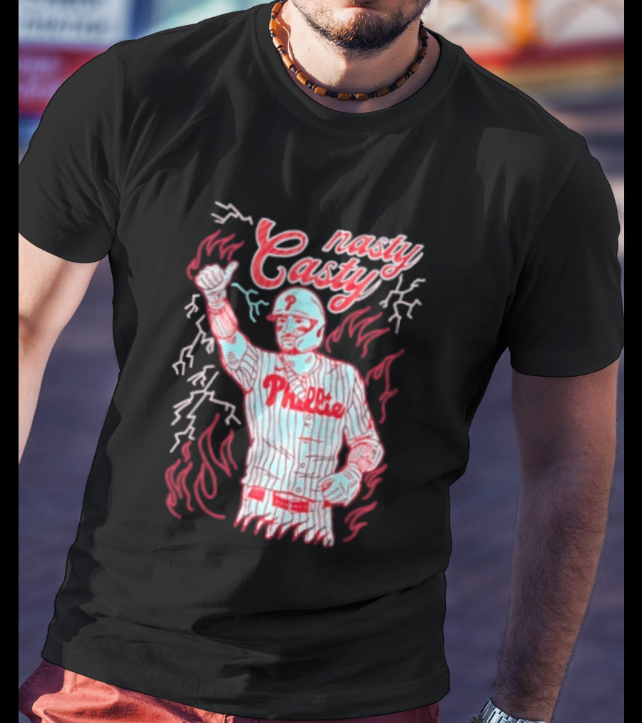 Nasty Casty Philadelphia Phillies Bryce Harper T-Shirt