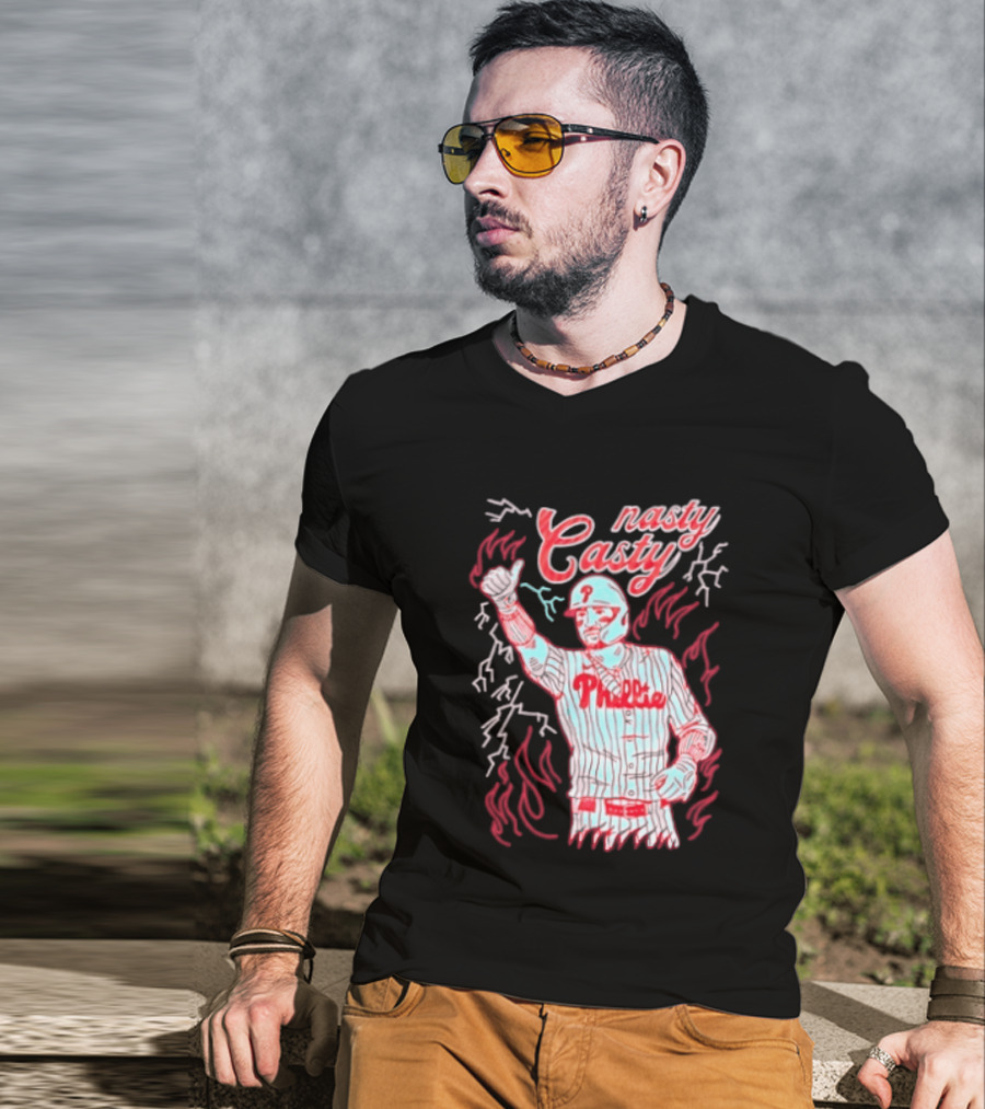 Nasty Casty Philadelphia Phillies Bryce Harper T-Shirt