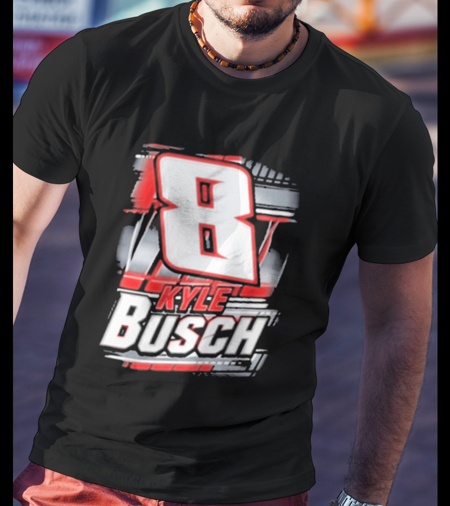 Kyle Busch Number 8 Racing NASCAR Fan T-Shirt