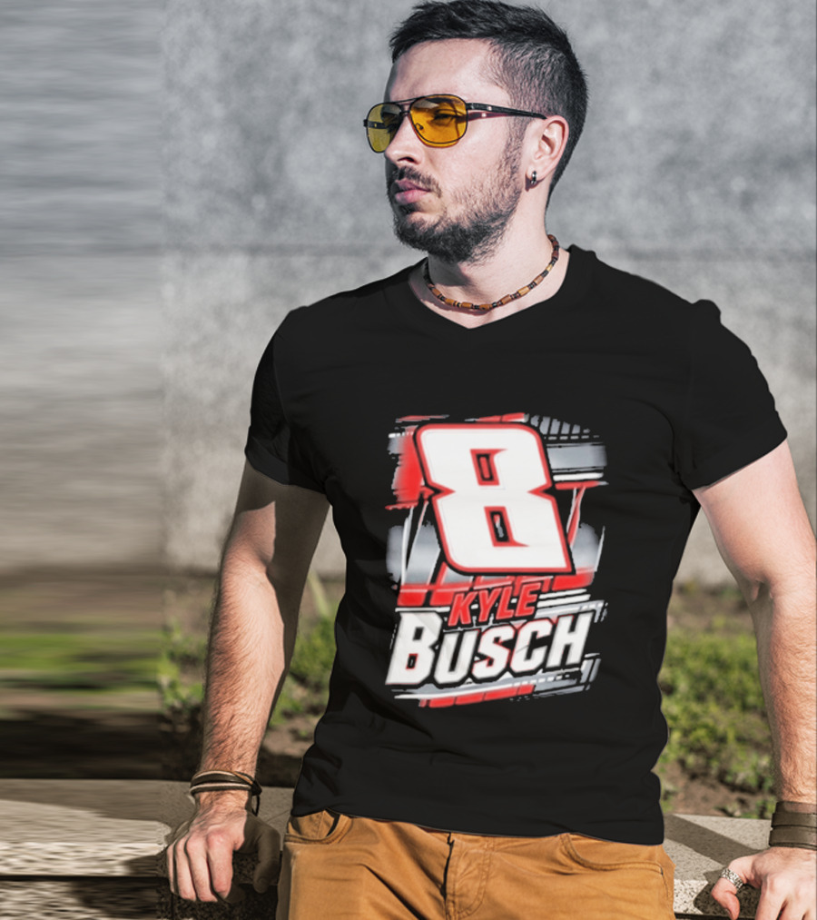Kyle Busch Number 8 Racing NASCAR Fan T-Shirt