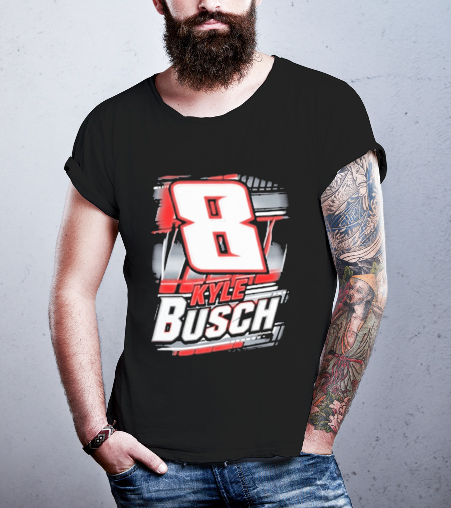 Kyle Busch Number 8 Racing NASCAR Fan T-Shirt