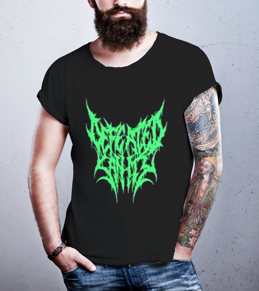 Reality Fade Defeated Sanity Electric Green Dripping T-Shirt