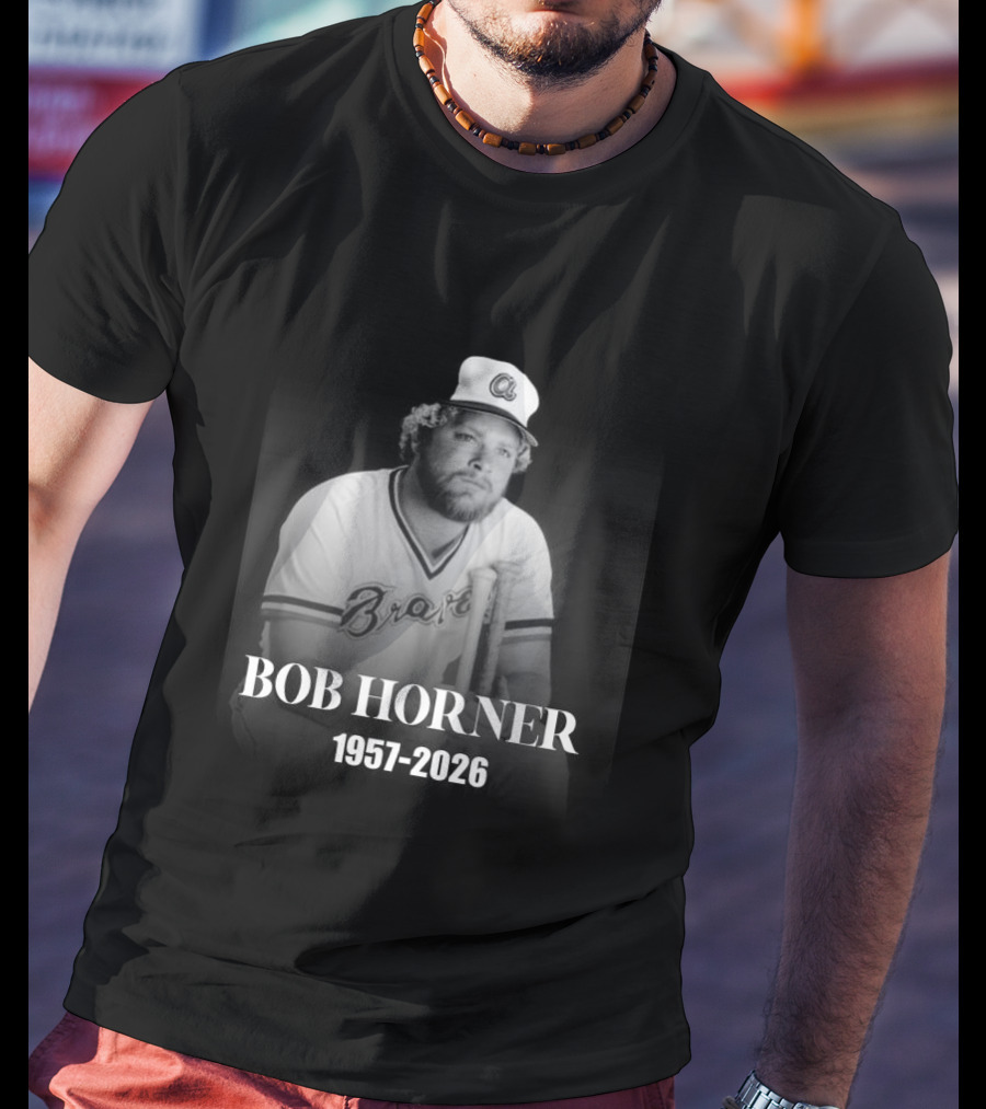 Bob Horner Braves 1957 2026 Memoriam T-Shirt